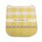 Factory wholesale checker pattern chair cover kitchen chair seat cover