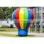 Cheap Hot Air Balloon Shape Outdoor Inflatable Ground Balloon with Removable Advertising Banner
