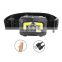 Outdoor Head Lamp LED Rechargeable USB Waterproof Sensor Spot Headlamp for Camping
