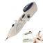 electrical acupuncture pen with three head  for body massage and face beauty CE approved