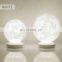 Creative 3D Moon Night Light USB Charging Touch Switch ABS Plastic Light For Sleeping