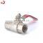JD-4006 high quality lockable full welded water  mini ball valve