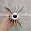 Toshine CA And CE Sunflower Heat Sink Aluminium Profile Structure For Led Light