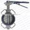 Bundor ss316 butterfly valve class 150 DN100 fit for multistandard handle clamp butterfly valve