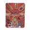 plastic food packaging bag for snack with window customized printed flat bottom