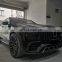 GLC X253 C253 Carbon Fiber Front Bumper Lip Rear Wheel Eyebrow Diffuser Wheel Eyebrow Spoiler for Mercedes GLC63 AMG COUPE