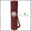 Custom design Embroidery organic cotton canvas Yoga mat Bag