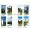 MCLED 20W-80W two heads of led garden solar lights with gel-battery