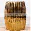 Chinese hand carved ceramic glazed white garden stool for indoor and outdoor