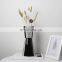 Modern Table Decoration Set Black Stripe Minimalist White Ceramic Nordic Vase For Home