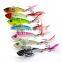 In Stock Spinner Fishing Lures Metal VIB Lure Wobblers CrankBaits Jig Shone Metal Sequin Trout Spoon for Carp Fishing