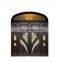 solid wood arch top front door with art glass luxury design wooden entry double door