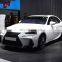 CH New Arrival Oem Parts Bumper Plates Engineer Hood Roof Spoiler Tail Lights Car Body Kit For LEXUS IS250 2009-2012