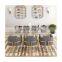 Nail Salon Furniture Manicure Spa Manicure Table With Chair Rectangular Metal Leg Work Nail Tables