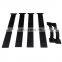 Garage Door Magnetic Decorative Hardware Kit Color Black 6 PCS Carriage Accents Faux Hinges and Handle