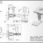 MS817  Zinc Alloy PVC Coated Industrial Compression Latch cam lock