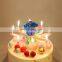 Music Candle Magic Lotus Cake Flower Birthday Christmas Valentine Party Chinese Auto Wedding Cake Topper