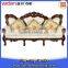 classic sofa, antique wooden sofa, wooden carved lobby sofa set