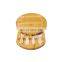 Bamboo Cheese Board 100% Natural with 3 Piece Cutlery Set Cheese Platter Hidden Cutlery Drawer