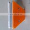 Wholesale plastic yellow microprism reflectors trapezoidal road guardrail delineator