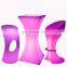 Light up Tall Bar Table Led Light Bar Cocktail Furniture Tables And Chairs Bar Tables And Chairs for Events Club Waterproof