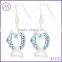 925 Sterling Silver Fashion European Style Drop Earrings For Girls