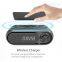2022 New products Desktop clock bluetooth speakers with wireless charger