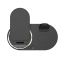 Wholesale foldable 3 in 1 wireless charge station 15W desk night light foldable wireless charger