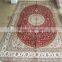9x12 size Hand Knotted Persian rug in cotton & Silk