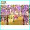 High quality wisteria flowers wedding stage decoration