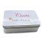 wet tissue packaging tin box,tin cosmetic box,soap boxes for girl