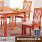 Made in China tea color dining table set for restaurant