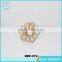 New Arrival Charming Jewelry Exquisite imitation Pearl Small Rhinestone Metel Brooch Corsage Shawl Pin Buckle