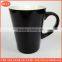 promotional customized logo blackboard mug stoneware