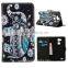 Best selling customized UV pattern printing pu wallet case for HUAWEI Mate7