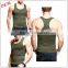 95% Cotton 5% Spandex stretch well slim fit gym athletic Sleeveless tank top