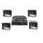 H.264 4ch Hdd Vehicle Car Dvr With GPS Tracking and G-sensor Function