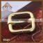 Gold plated square belt ring for man