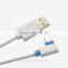 High speed 90 degree micro usb charging cable 90 Degree right/left Angle USB Cable