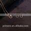 Fashion Austrian Crystal Circle Jewelry Sets Party Gold Pendant Necklace Drop Earrings For Women