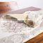 PLUS golden silk embroidery table runner for wedding