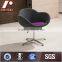 Fabric Coffee Chair, Swivel Cafe Chair, Dining Chair H-023