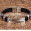 Custom Silicone Bracelet With Stainless Less Clasp Hot-sell