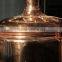 Red copper beer brewing kettle , mash tun , whirlpool tank for sale