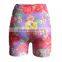 Wholesale Fashion Designer Booty Sexy Tight High Waisted Zip Printed Shorts