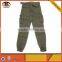 Wholesale Multi-pockets Green army pants for Men with Belt