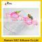 children silicone pink swimming goggles with UV shield Anti-fog