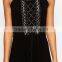 2016 Women Beaded Sleeveless Dress Fashion Design
