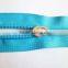 5# nylon zipper one way open end zipper with fancy locking zipper slider jacket zipper coate zipper