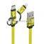 China manufacture wholesale 3 in 1 usb typec cable cables magnetic usb cable in high quality